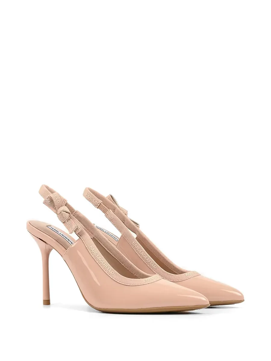bow-detail slingback heeled pumps 4