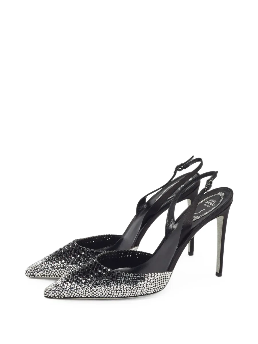Jackie crystal-embellished slingback pumps 2