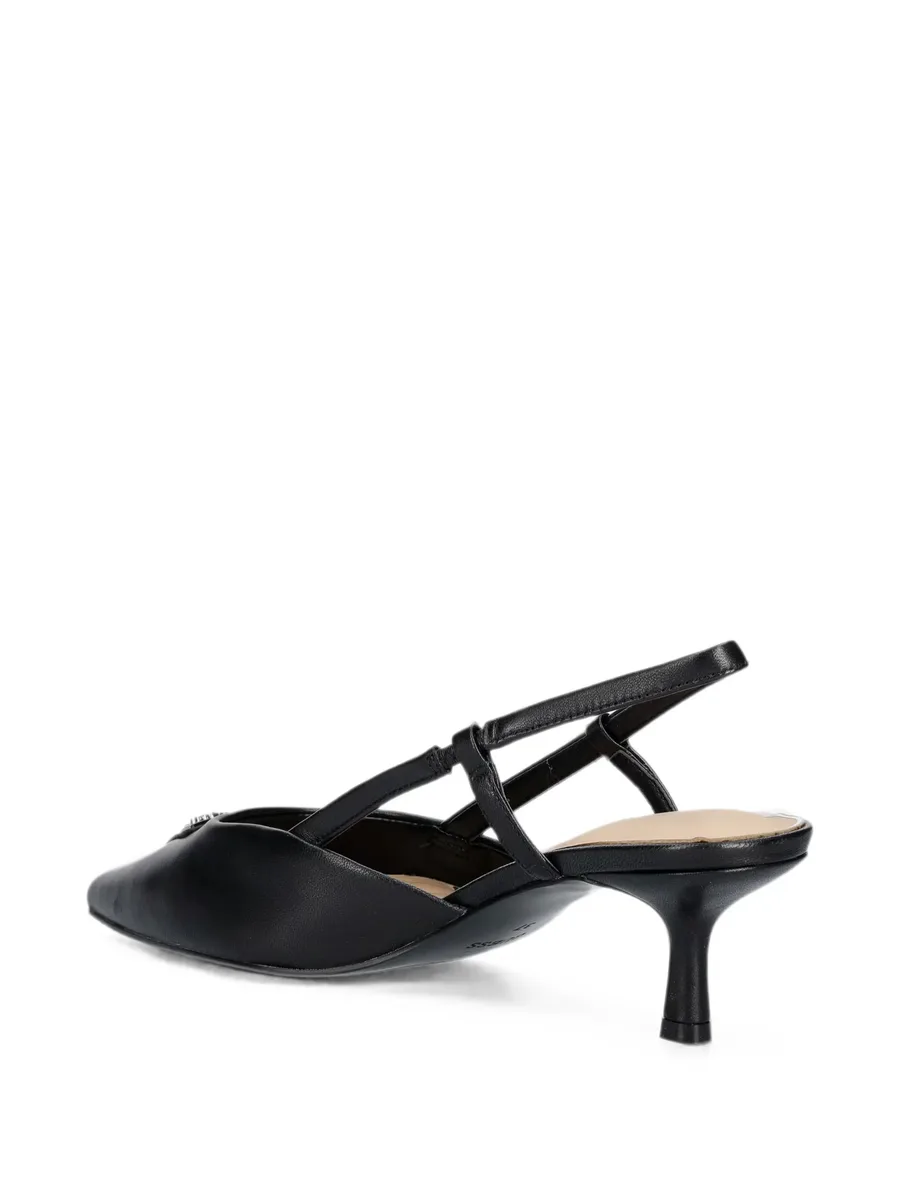 logo-plaque slingback pumps 8
