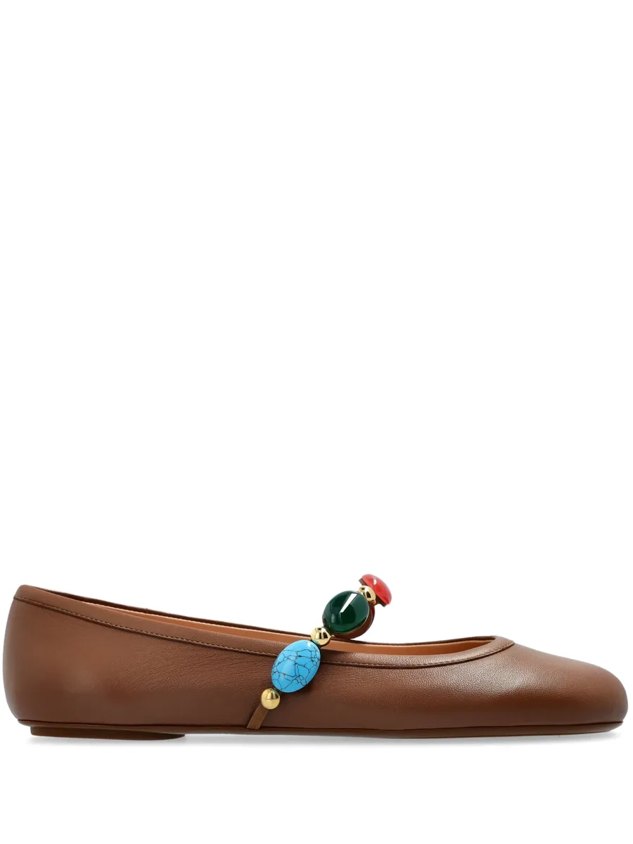 leather ballerina shoes 2