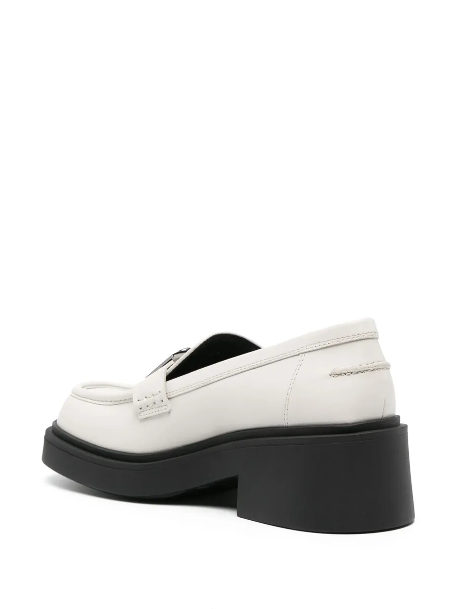 58mm logo-plaque leather loafers 6