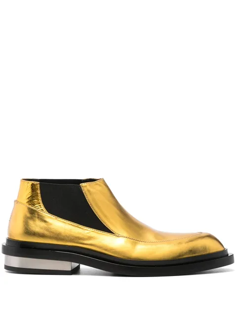 lamé loafers