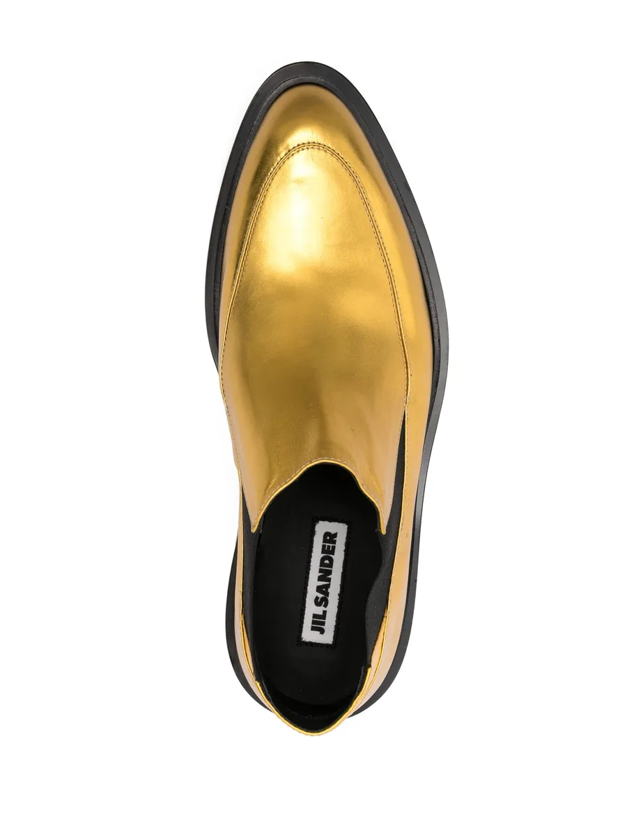 lamé loafers 7