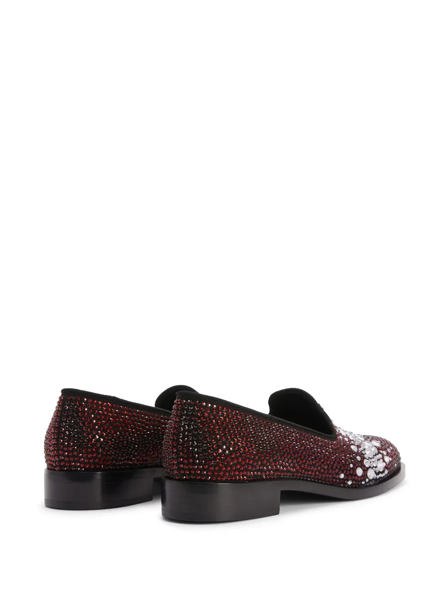 Matildha crystal-embellished loafers 6