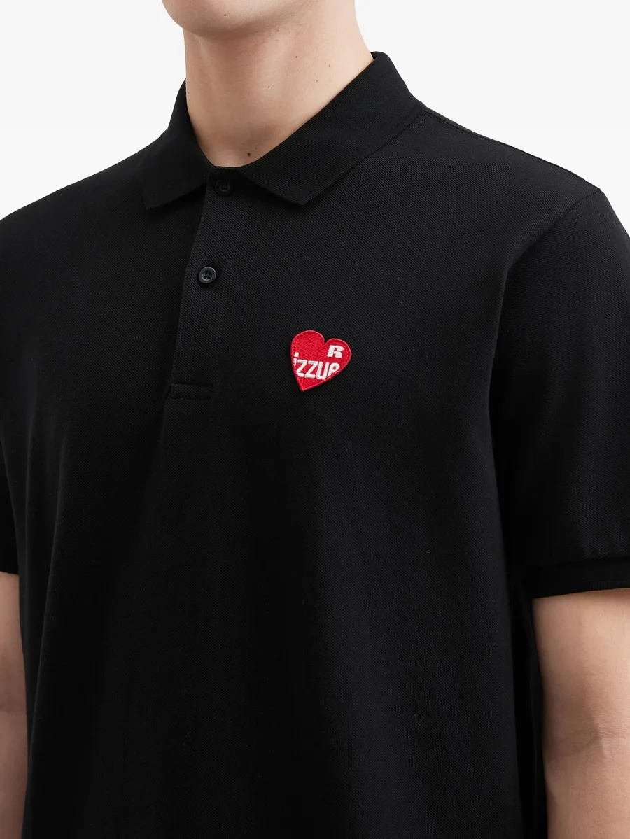 appliqué polo shirt 9
