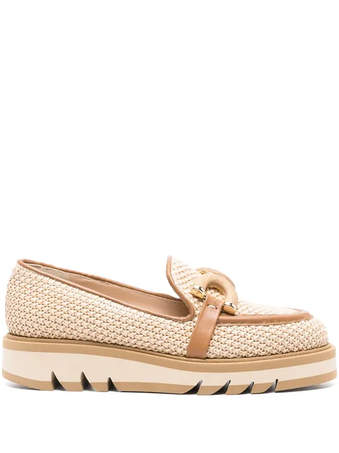 Ginevra woven loafers