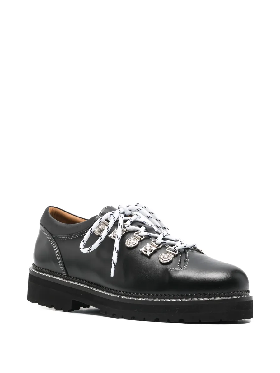 туфли дерби на шнуровке с люверсами 3