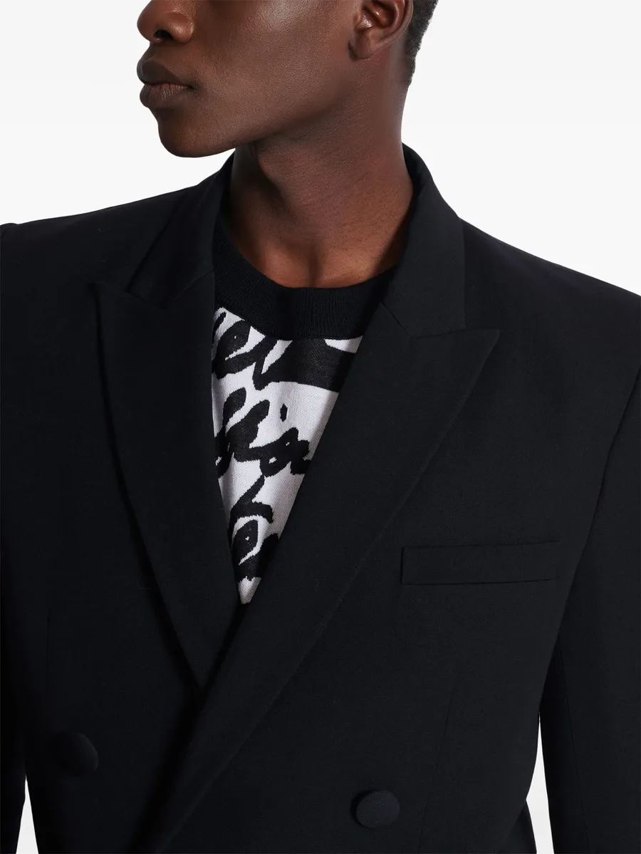 double-breasted wool blazer 14
