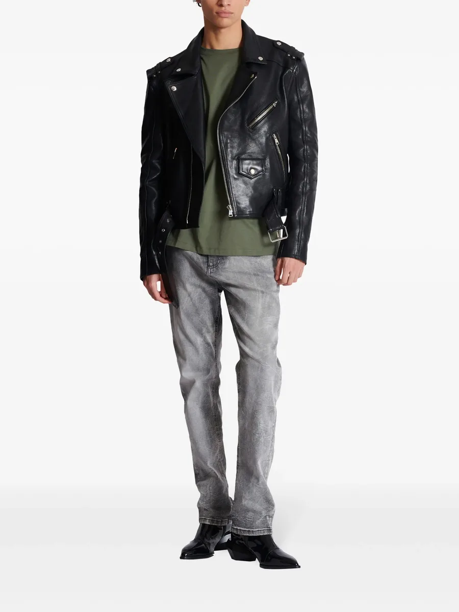 mid-rise straight-leg jeans 3