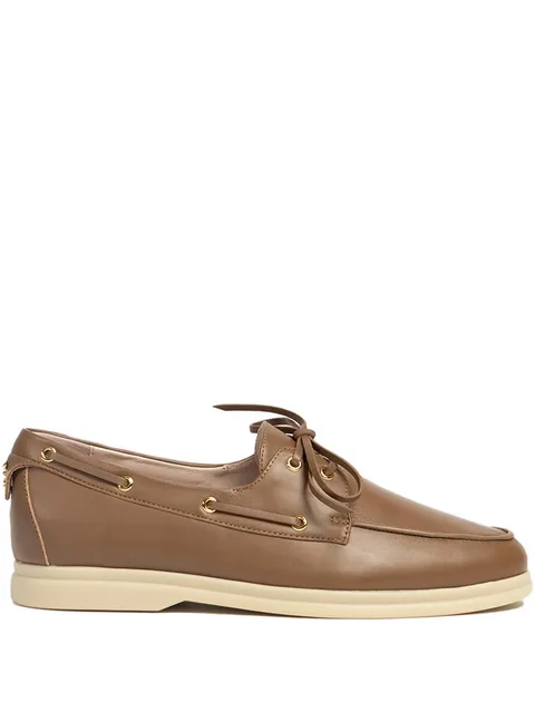 lace-up boat shoes