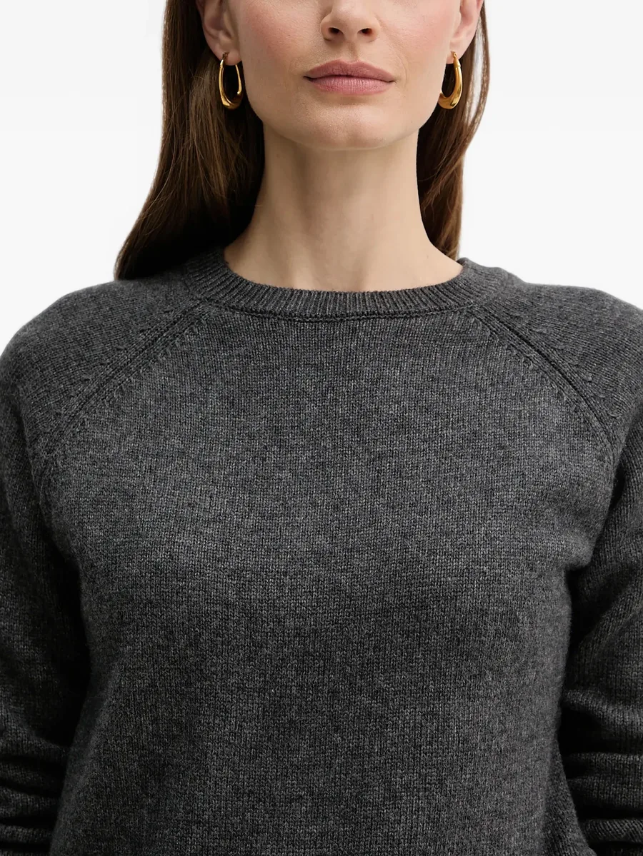 button-detail raglan-sleeve sweater 4
