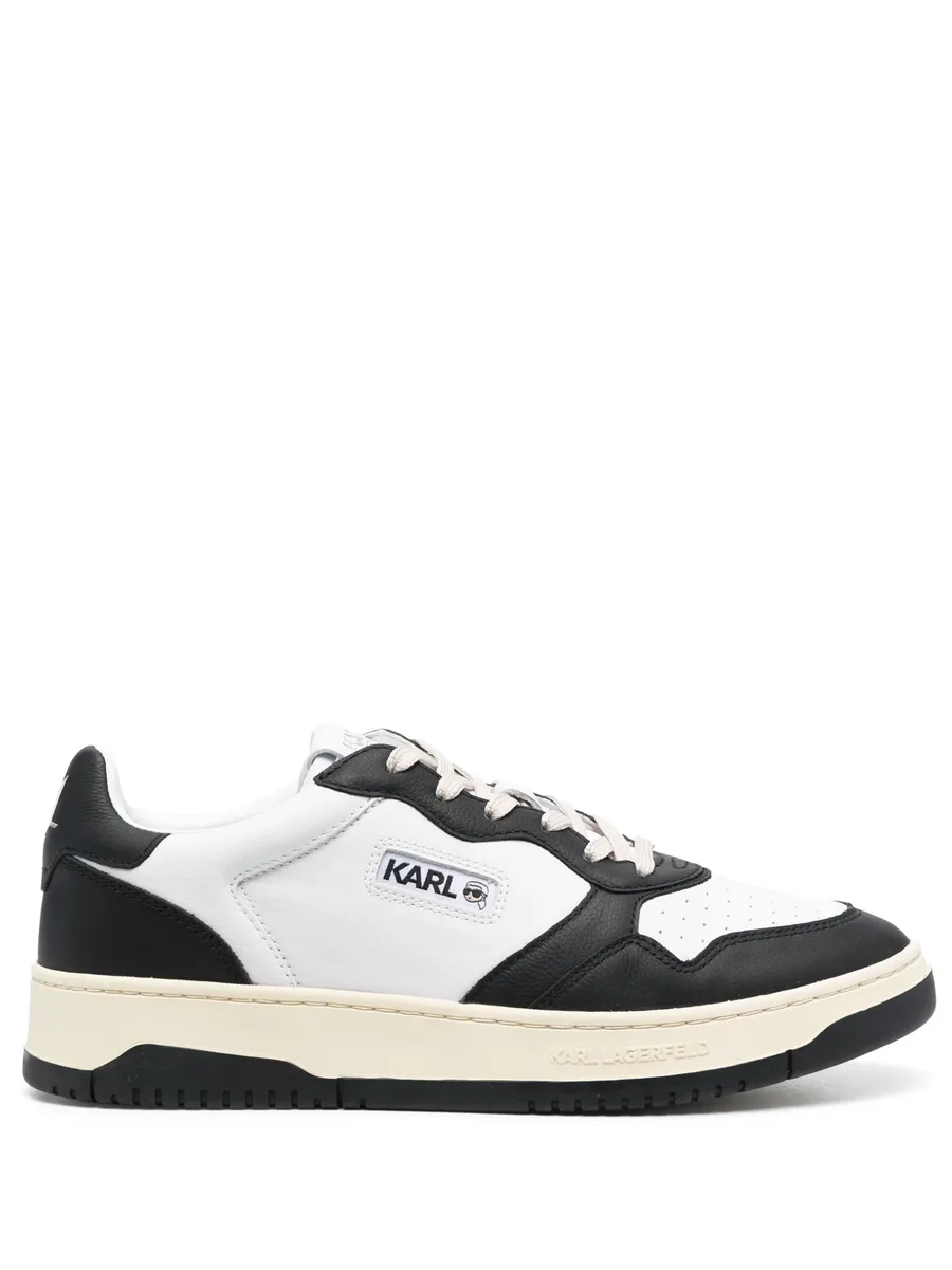 panelled low-top sneakers 2