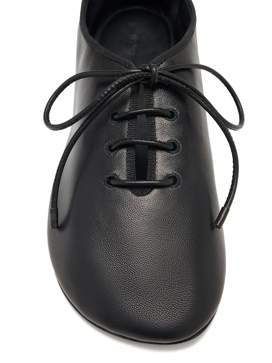 Glove lace-up ballet flats 8