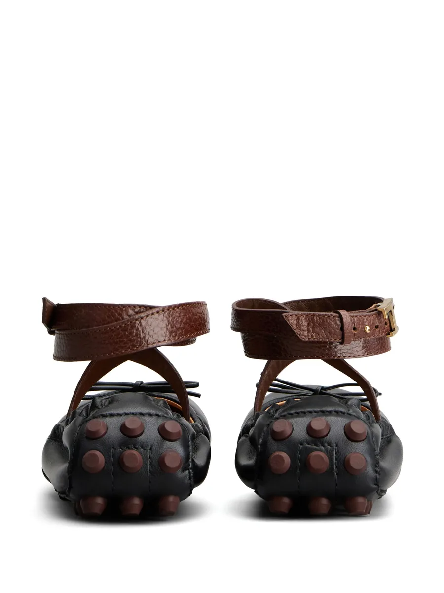 Gommino leather ballerina shoes 5