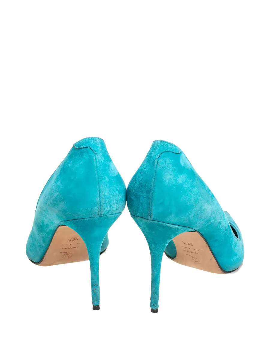 100mm pointed toe tip pumps 5