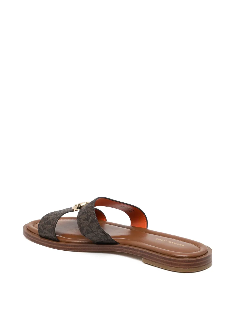 all-over logo buckle sandals 5