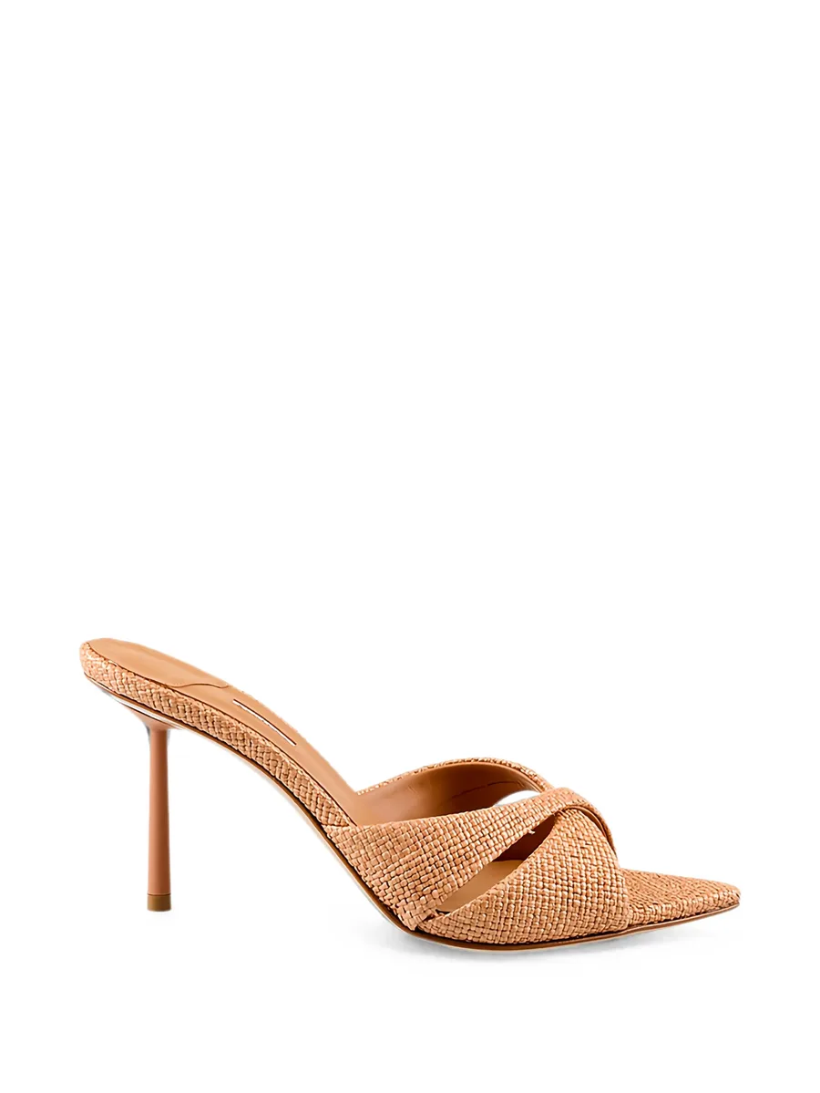 Shirley woven crossover heeled sandals 2