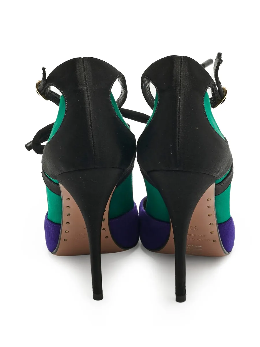 suede ankle-strap pumps 5