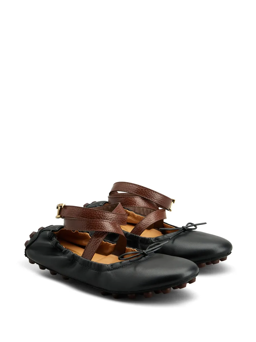 Gommino leather ballerina shoes 4