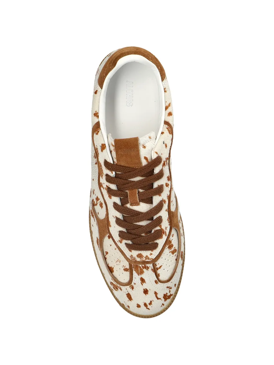 Tb.490 patterned lace-up sneakers 7