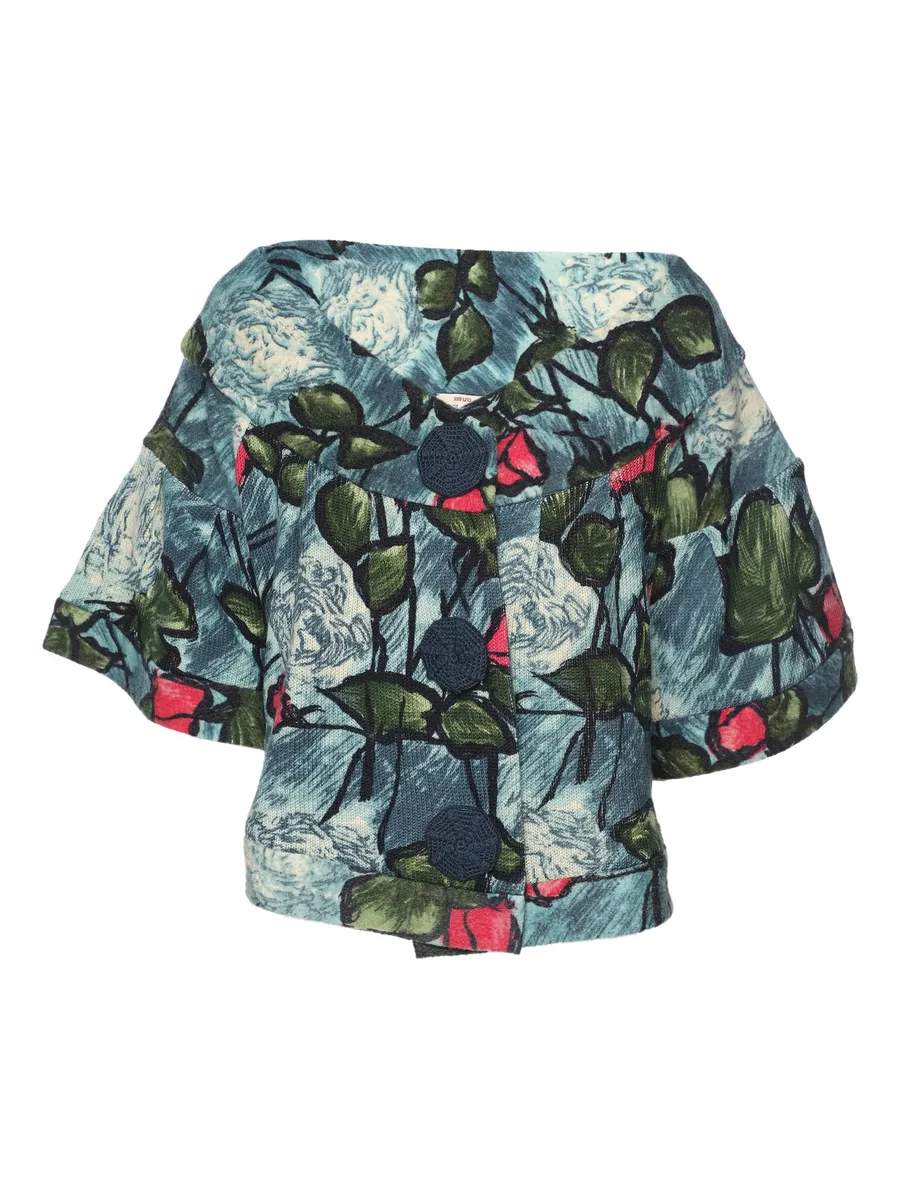 floral-print blouse 2