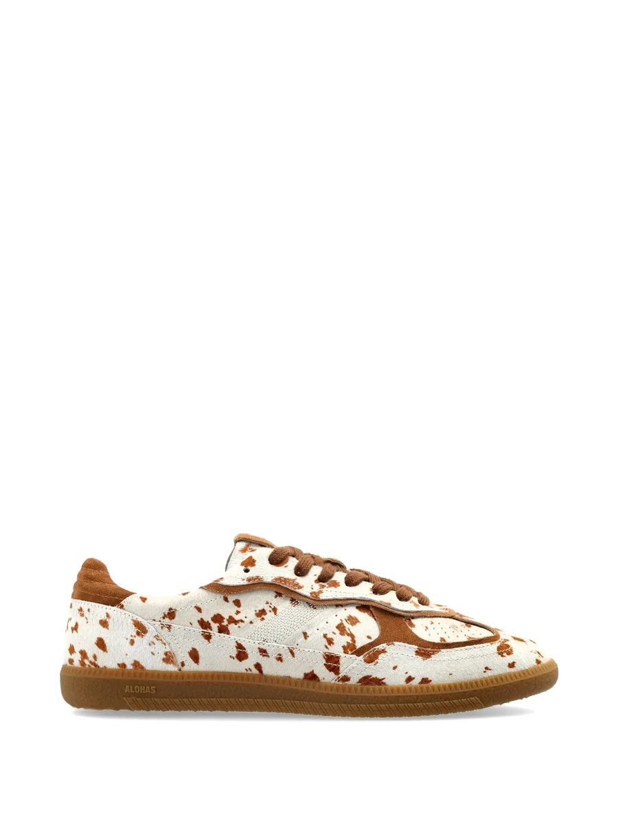 Tb.490 patterned lace-up sneakers 1