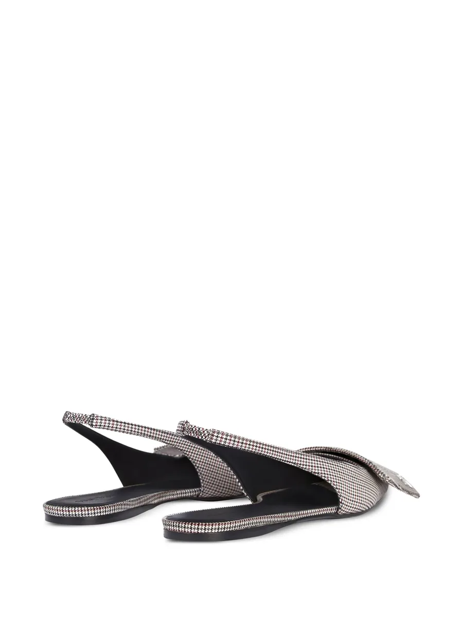 houndstooth slingback flat 5