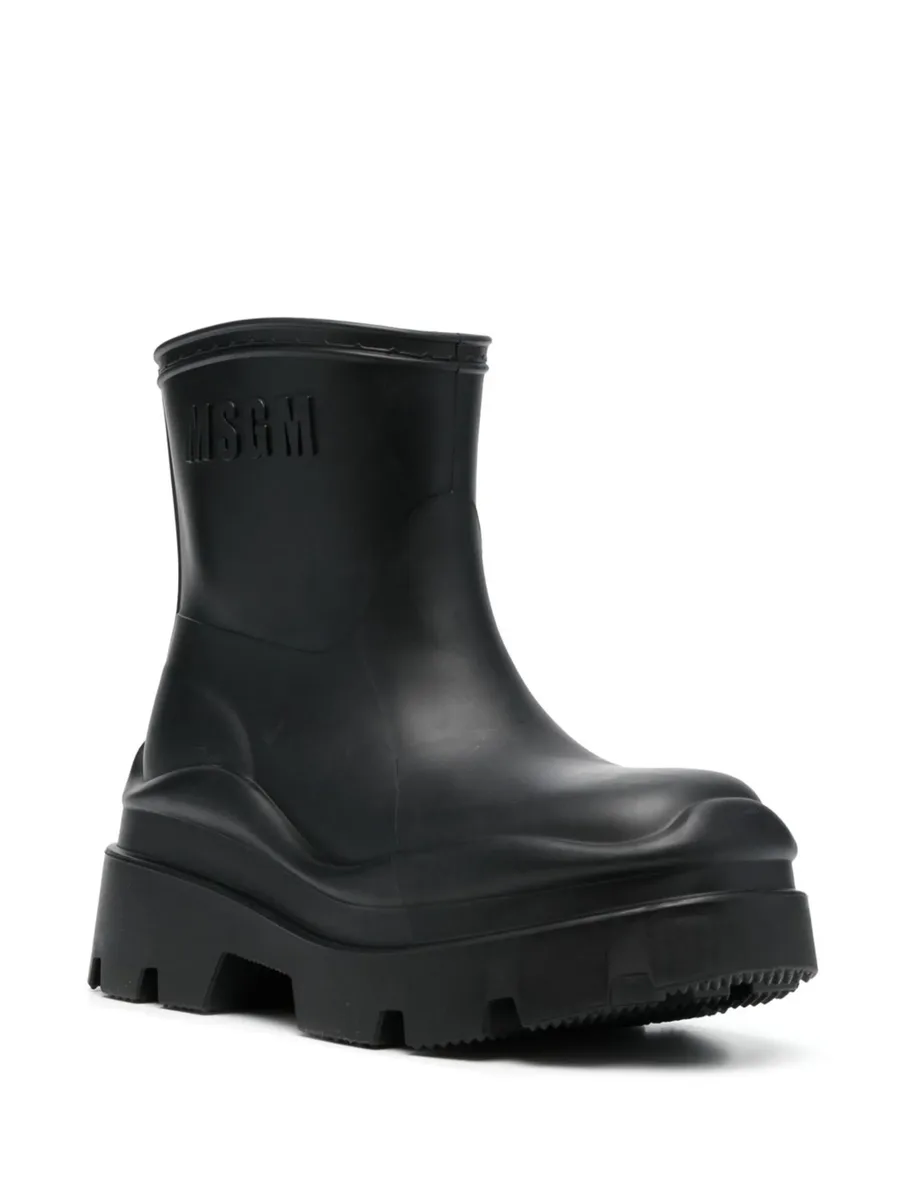 logo-embossed ankle boots 3