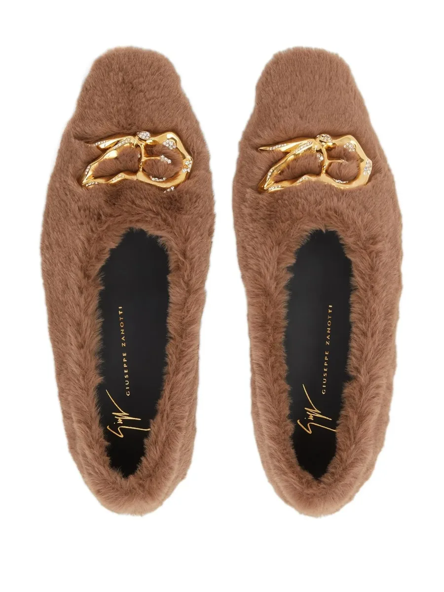 Lucreciia faux fur loafers 7