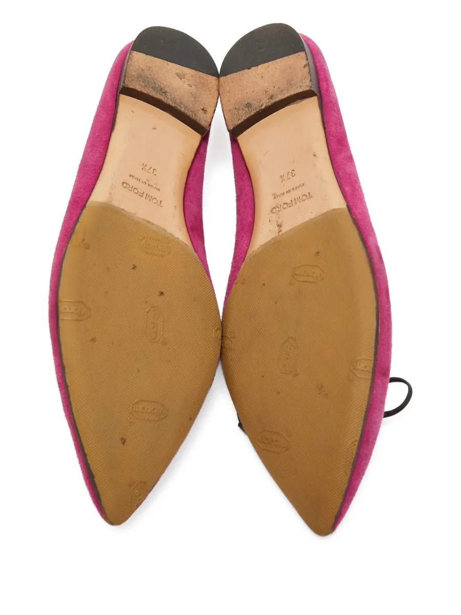 2024 suede bow flats 3