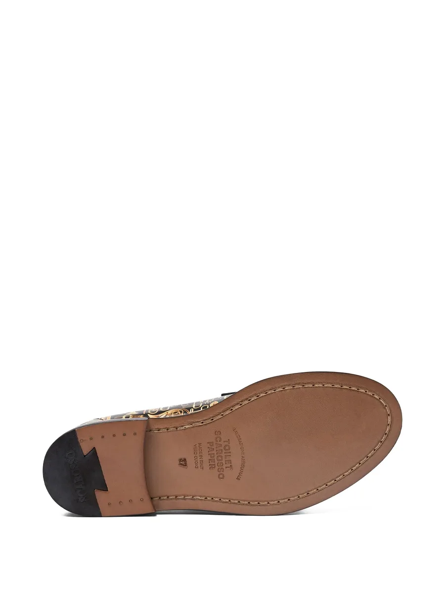 graphic-print loafers 10