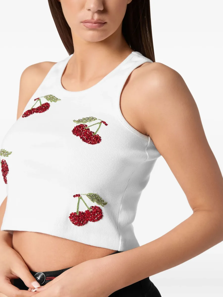 топ Cherries без рукавов 10