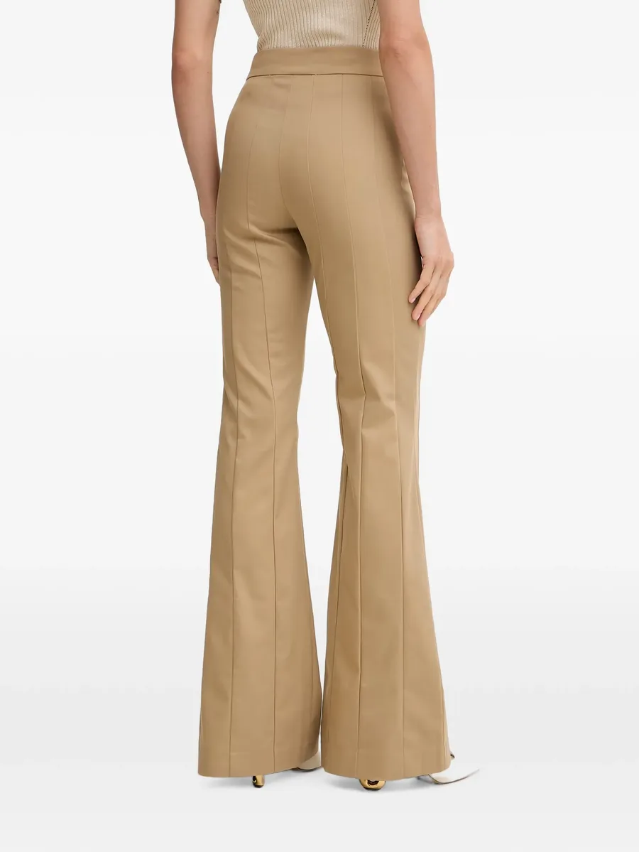 Koloo seam-detail flared trousers 3