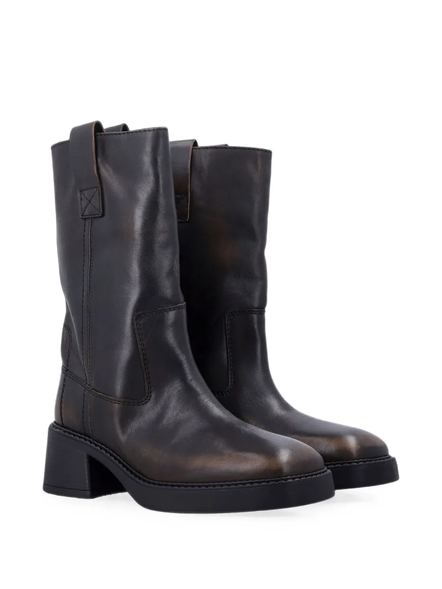 Inaya calf leather ankle boots 2