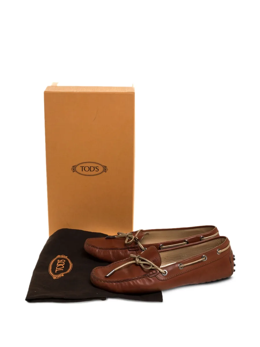 bow leather loafers 8
