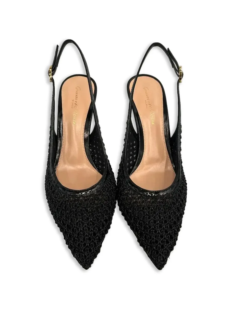 stiletto slingback heeled pumps 5