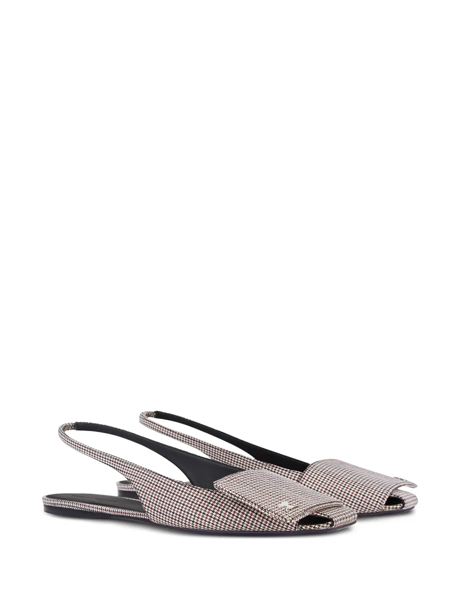 houndstooth slingback flat 4