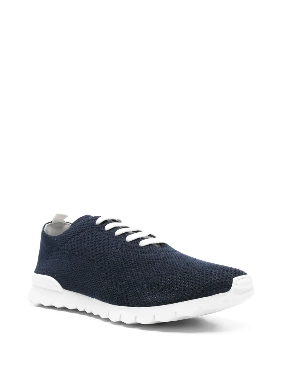 lace-up low-top sneakers 4