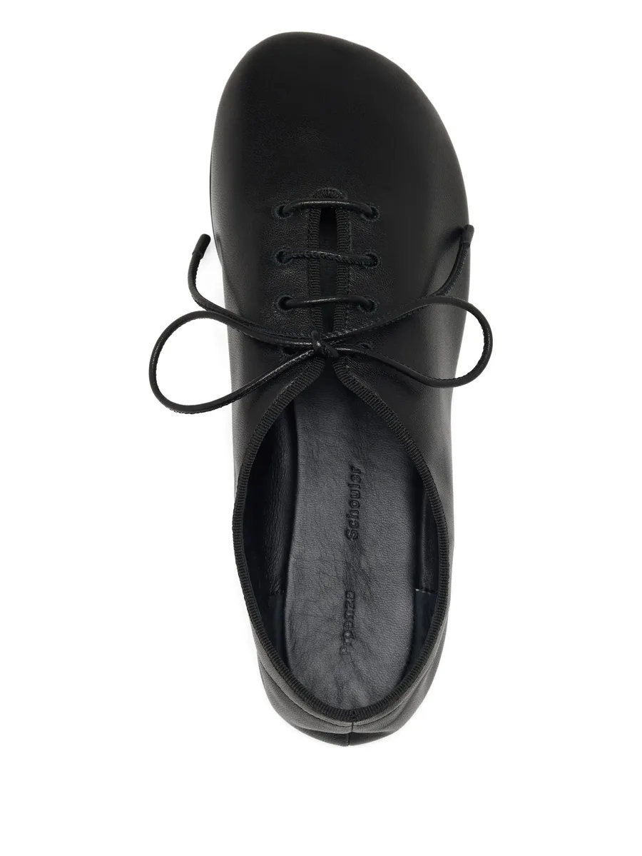 Glove lace-up ballet flats 5