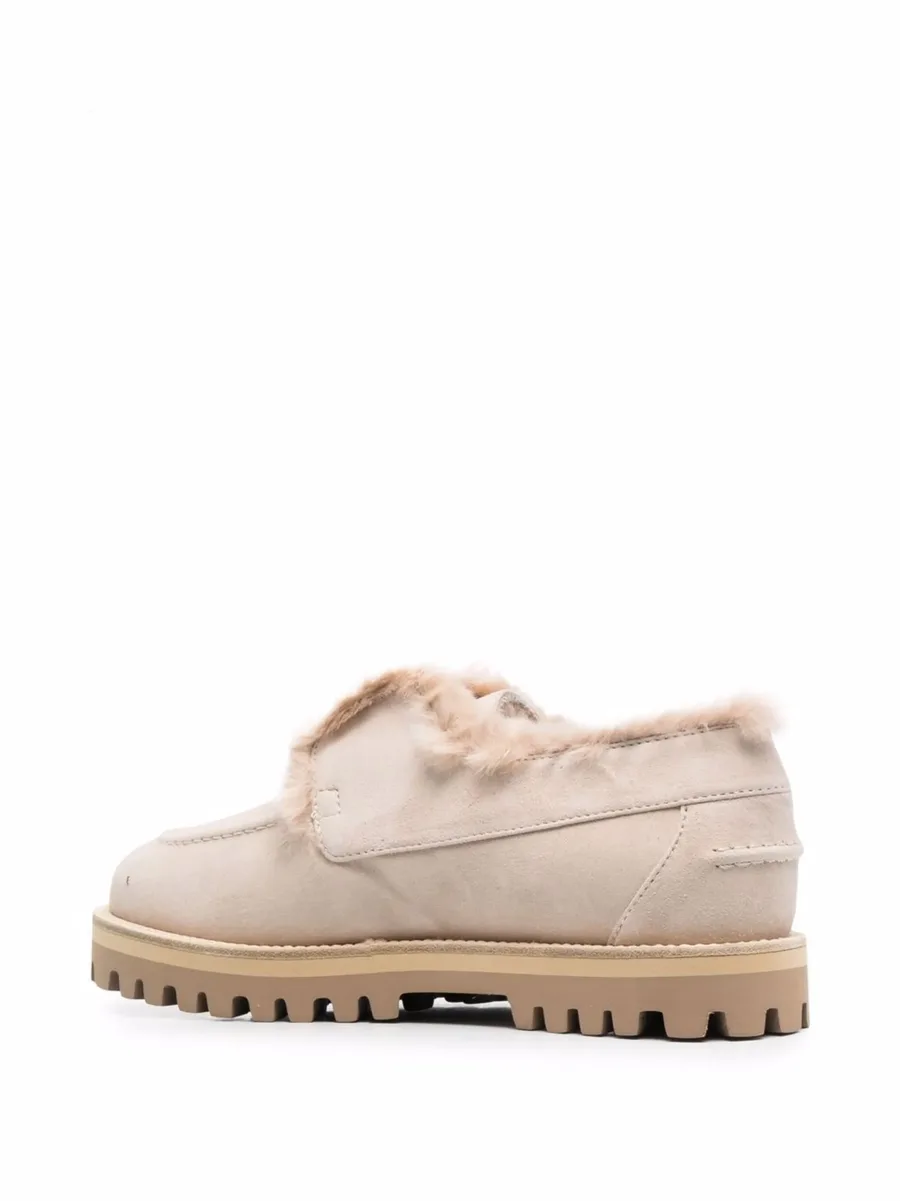 Yacht shearling-lined suede loafers 5