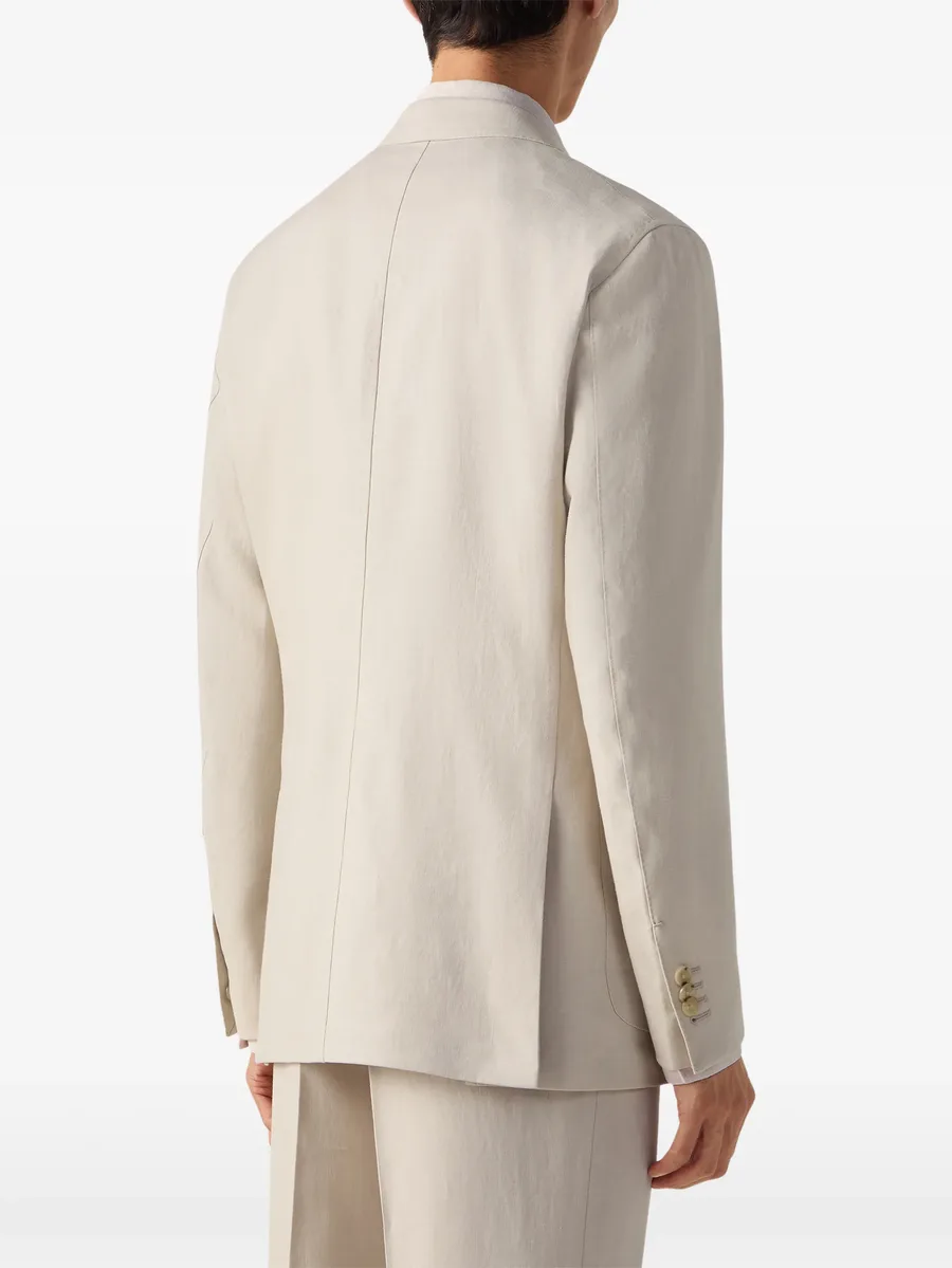 single-breasted patch-pocket blazer 4
