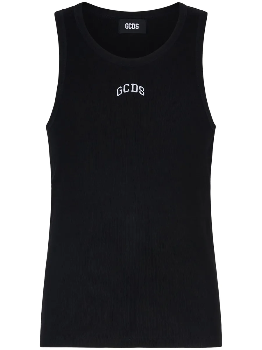 logo-print tank top 1