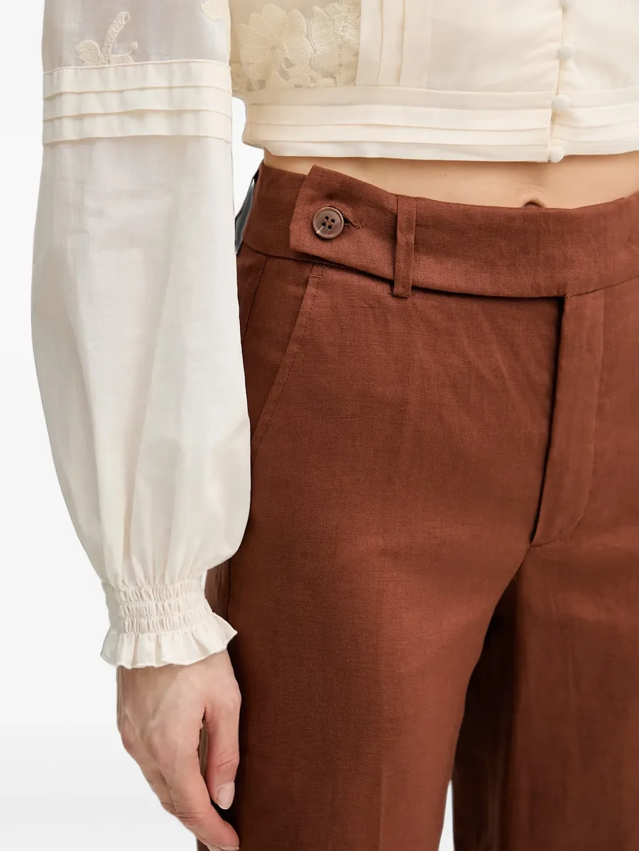 Plimpi button-detail trousers 4