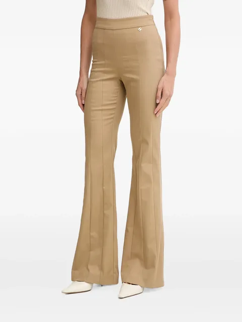Koloo seam-detail flared trousers