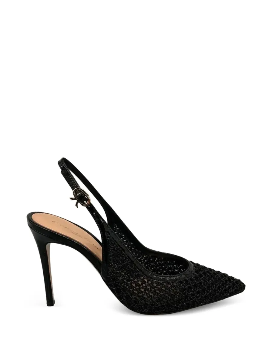 stiletto slingback heeled pumps 1