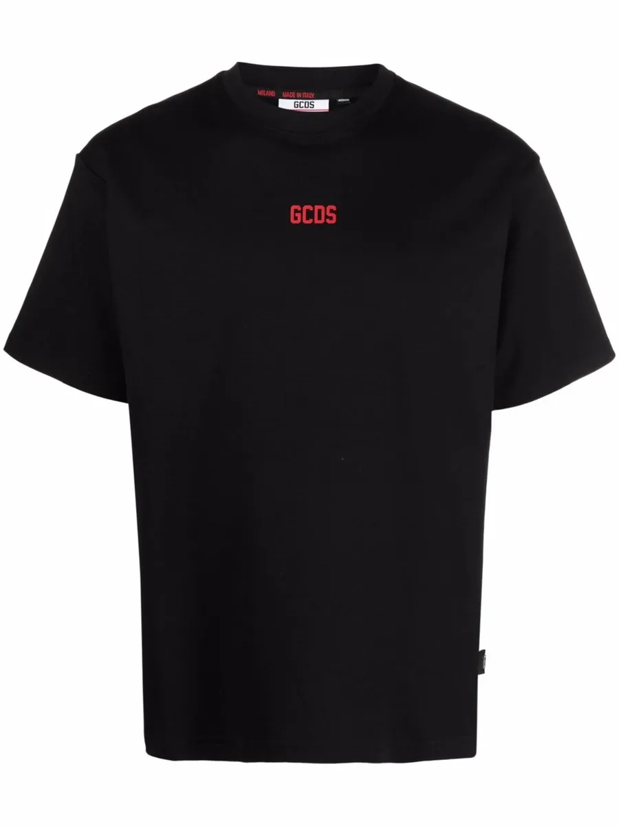 logo-print cotton T-shirt 1