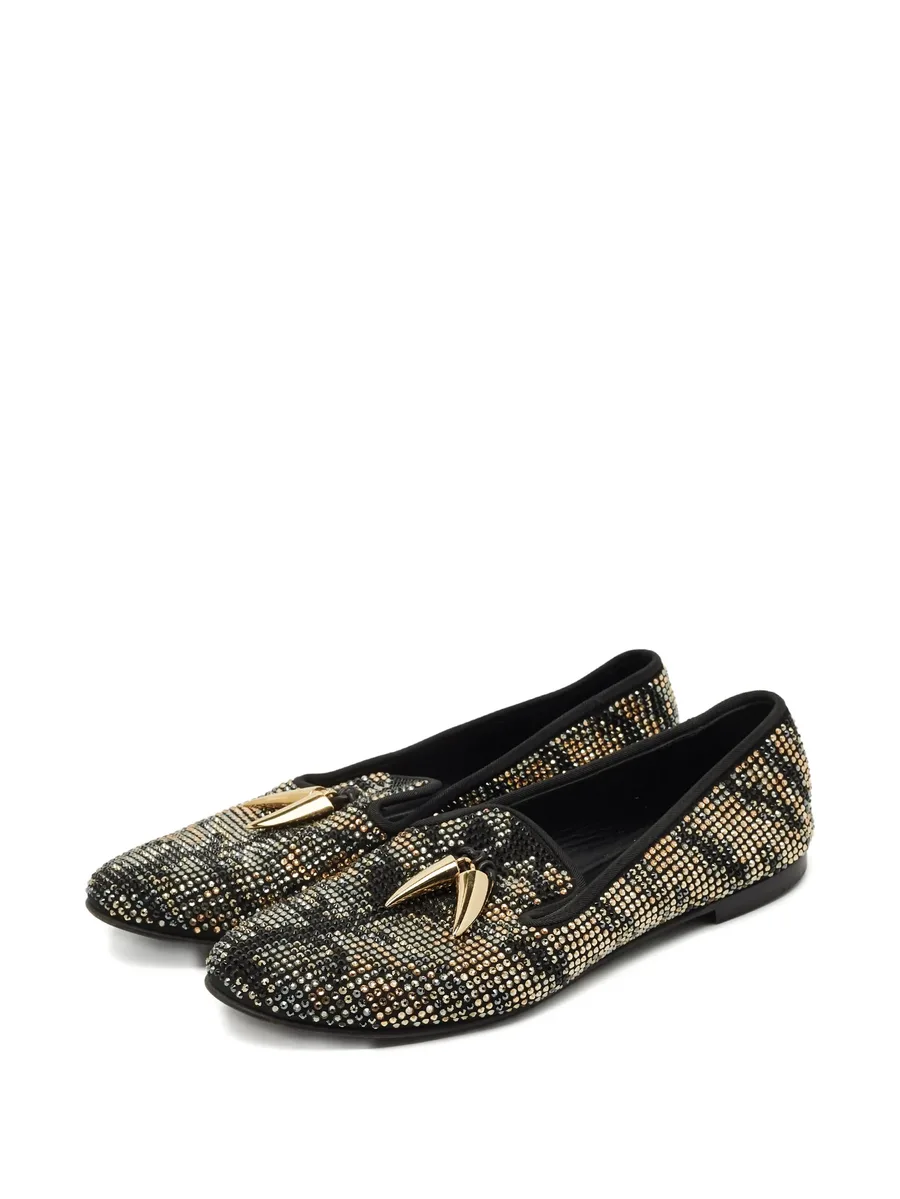 Shark Tooth crystal-embellished loafers 4
