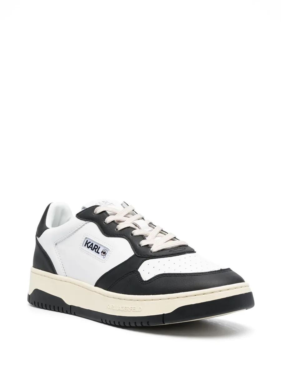 panelled low-top sneakers 4