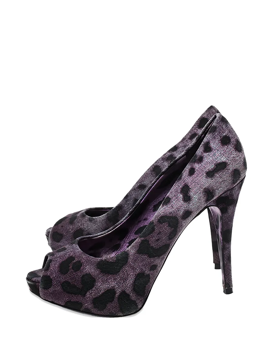 2024 115mm leopard-print pumps 5