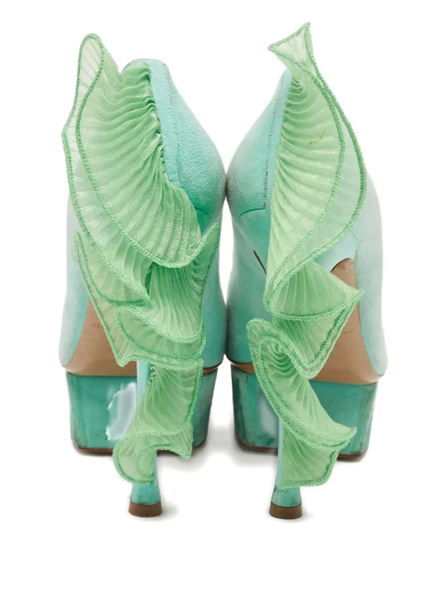 2024 140mm suede pumps 4